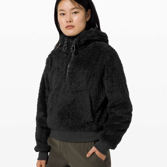 lululemon athletica Tops - Lululemon Oh So Sherpa Half-Zip Pullover